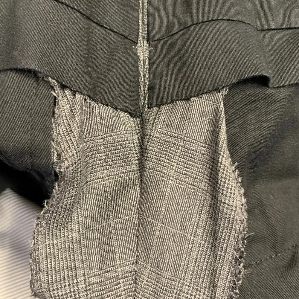 BAND OF OUTSIDERS Size 38 Regular Grey Glenplaid Wool Notch Lapel Suit
